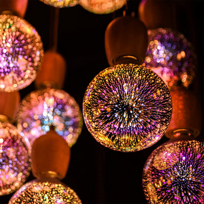 Galaxy Light Bulb – Infinity 3D Fireworks LED Lamp