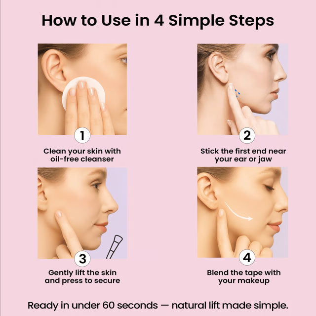 Invisible Face Lifter Tape