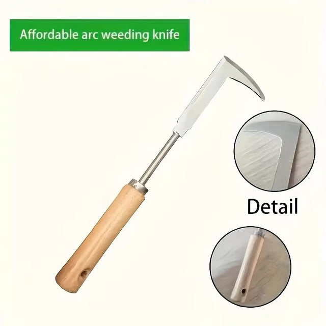 Stainless Steel Weeding Tool – Precision Digger for Herbs, Bonsai & Soil Loosening