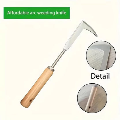 Stainless Steel Weeding Tool – Precision Digger for Herbs, Bonsai & Soil Loosening