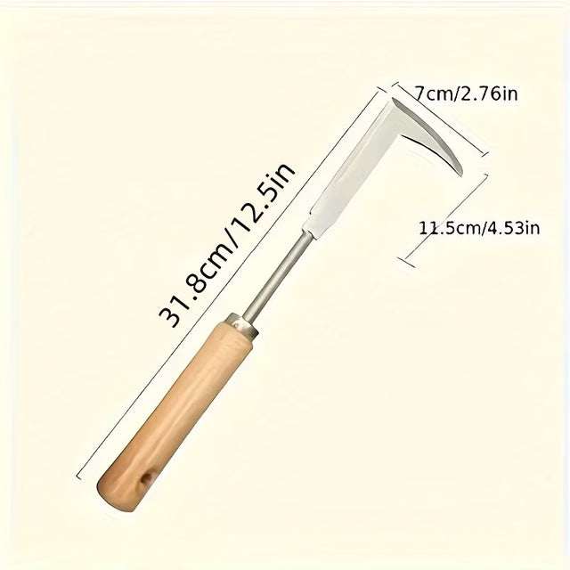 Stainless Steel Weeding Tool – Precision Digger for Herbs, Bonsai & Soil Loosening