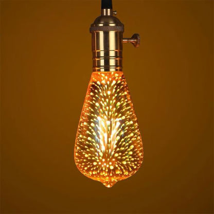 Galaxy Light Bulb – Infinity 3D Fireworks LED Lamp