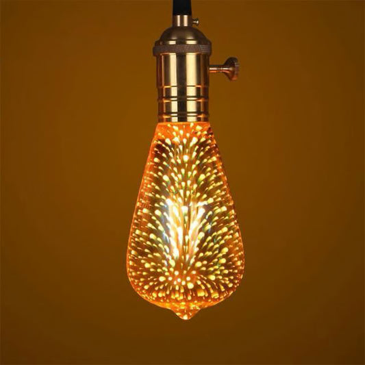 Galaxy Light Bulb – Infinity 3D Fireworks LED Lamp
